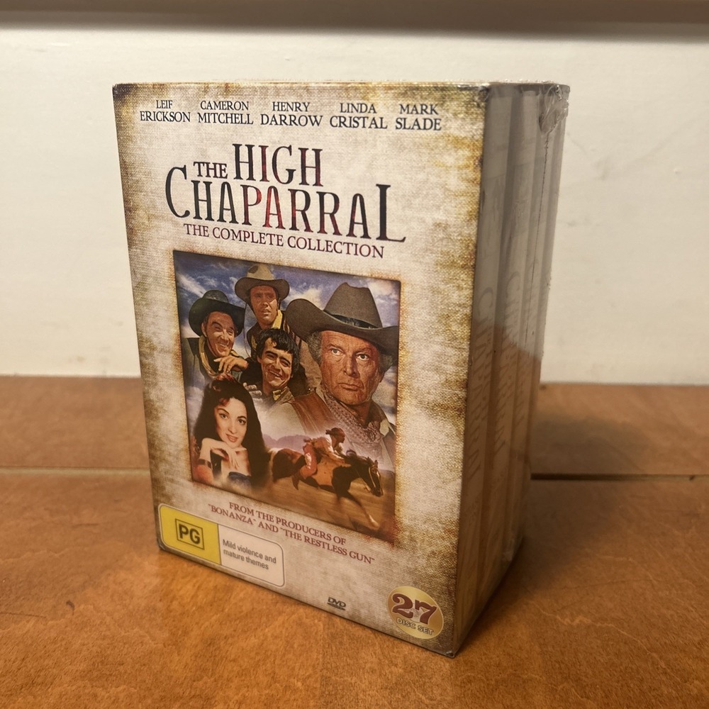 The High Chaparral Complete Series Seasons 1-4 DVD 27-Disc Box Set